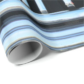 Klassischer Quecksilbergrill der 60er Jahre Geschenkpapier (Rolleneckpunkt)