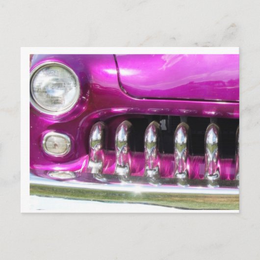 Klassischer Quecksilbergrill Postkarte (Vorderseite)