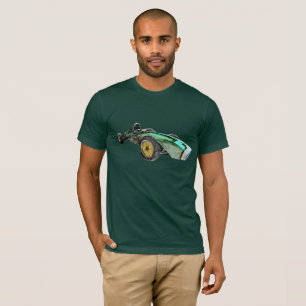 Klassischer Race Car Abstrakter T - Shirt