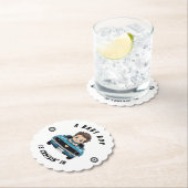 Klassischer Race Car Baby Boy Cruisin' in Dusche Untersetzer (Vor Ort)