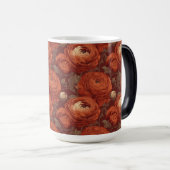 Klassischer Ranunculus-Blumen-Absolvent Verwandlungstasse (VorderseiteRechts)