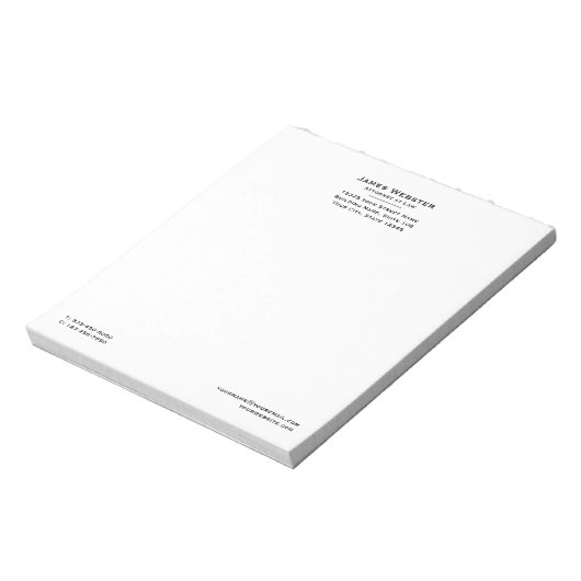 Klassischer Rechtsanwalt und Beruflicher Anwalt be Notizblock (Rotiert)