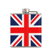 Klassischer Red London Bus Flachmann (Rückseite)