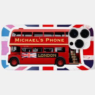 Klassischer Red London Doppeldecker Bus Case-Mate iPhone 14 Pro Max Hülle