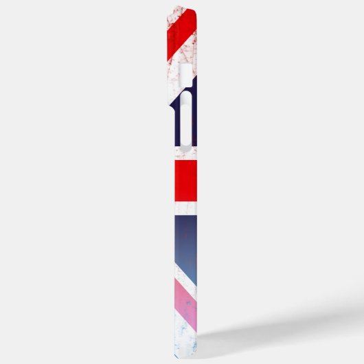 Klassischer Red London Doppeldecker Bus Case-Mate iPhone Hülle (Rückseite / Links)