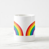 Klassischer Regenbogen Kaffeetasse (Mittel)