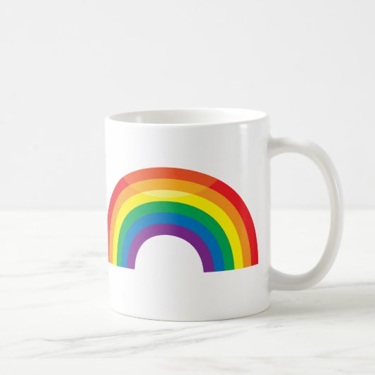 Klassischer Regenbogen Kaffeetasse (Rechts)