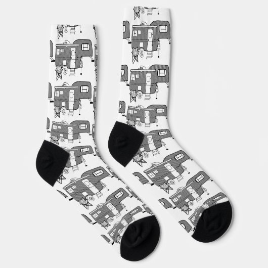 Klassischer Reisewagen Caravan Thunder_Cove Socken (Rechts)
