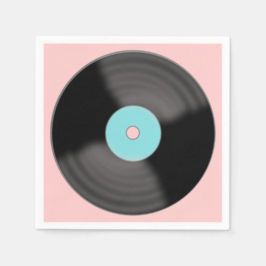 Klassischer Rekord Napkins Serviette (Vorderseite)