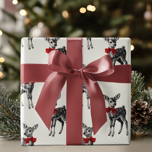 „Klassischer Rentier-Urlaub Geschenkpapier
