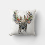 Klassischer Rentierpilz Kissen (Vorderseite)