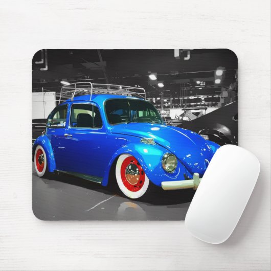 Klassischer RestoMod Käfer Mouspad Mousepad (Mit Mouse)