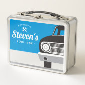 Klassischer Retro Auto-| kundengebundener Metall Lunch Box (Vorderseite)