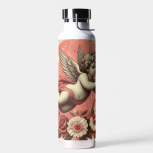 Klassischer/Retro-Cupid Valentinstag Trinkflasche