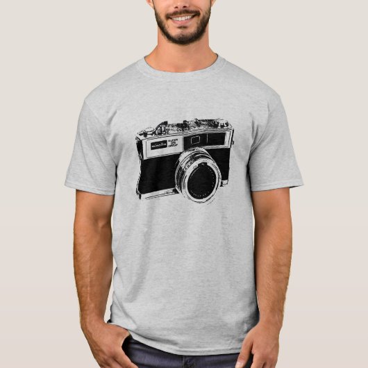 Klassischer Retro-Kamera-T - Shirt (Vorderseite)