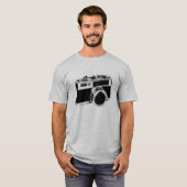 Klassischer Retro-Kamera-T - Shirt (Vorne ganz)