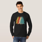 Klassischer Retro Pine Tree - Weihnachtsbaum T-Shirt (Vorne ganz)