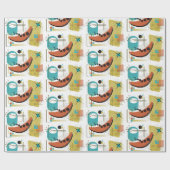 Klassischer Retro-Redux Geschenkpapier (Flach)