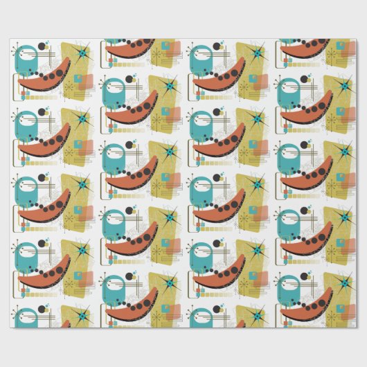 Klassischer Retro-Redux Geschenkpapier (Flach)