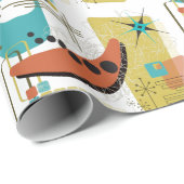 Klassischer Retro-Redux Geschenkpapier (Rolleneckpunkt)