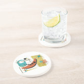 Klassischer Retro Redux Sandstone Untersetzer (Seite)