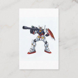 Klassischer Retro RX-78-2 Gundam Mecha Anime Illus Visitenkarte