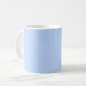 Klassischer Retro Sky Blue Kaffeetasse (Vorderseite Links)