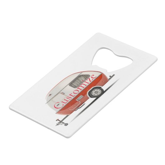 Klassischer Retro Teardrop Camper Thunder_Cove Geldbeutel Flaschenöffner (Rückseite Schrägansicht)