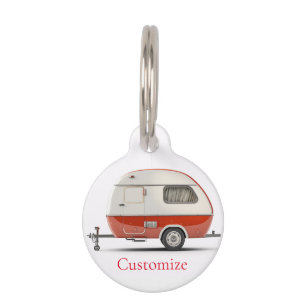 Klassischer Retro Teardrop Camper Thunder_Cove Haustiermarke