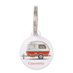 Klassischer Retro Teardrop Camper Thunder_Cove Haustiermarke