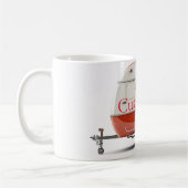 Klassischer Retro Teardrop Camper Thunder_Cove Kaffeetasse (Links)