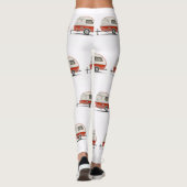 Klassischer Retro Teardrop Camper Thunder_Cove Leggings (Rückseite)