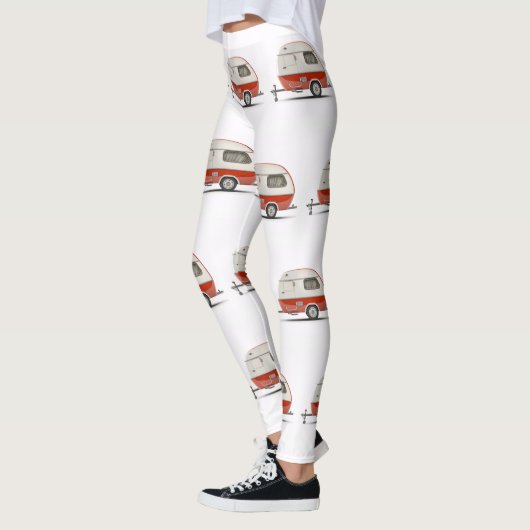 Klassischer Retro Teardrop Camper Thunder_Cove Leggings (Links)