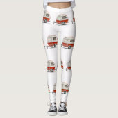 Klassischer Retro Teardrop Camper Thunder_Cove Leggings (Vorderseite)
