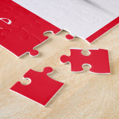 Klassischer Retro Teardrop Camper Thunder_Cove Puzzle (Seite)