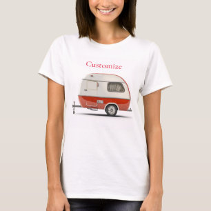 Klassischer Retro Teardrop Camper Thunder_Cove T-Shirt