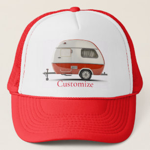 Klassischer Retro Teardrop Camper Thunder_Cove Truckerkappe