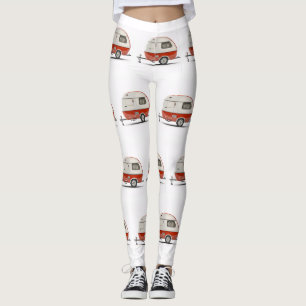 Klassischer Retro-Tränen-Tropfen-Camper Thunder_Co Leggings