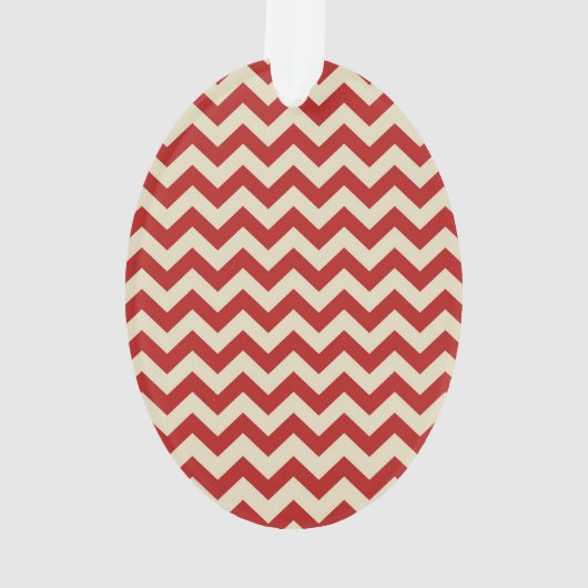 Klassischer Retro Vintager festlicher roter Ornament (Rückseite)