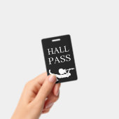 Klassischer Rock Custom Hall Pass Ausweis (Handheld)