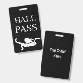 Klassischer Rock Custom Hall Pass Ausweis (Vorder- & Rückseite)
