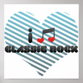 Klassischer Rock-Fan Poster (Vorne)