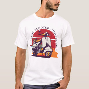Klassischer Roller Alt aber Gold T-Shirt