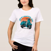 Klassischer Roller Tri-Blend Shirt (Vorderseite)