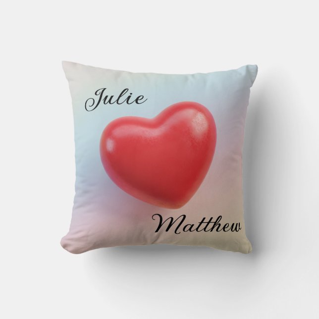 klassischer romantischer Valentinstag Kissen (Vorderseite)