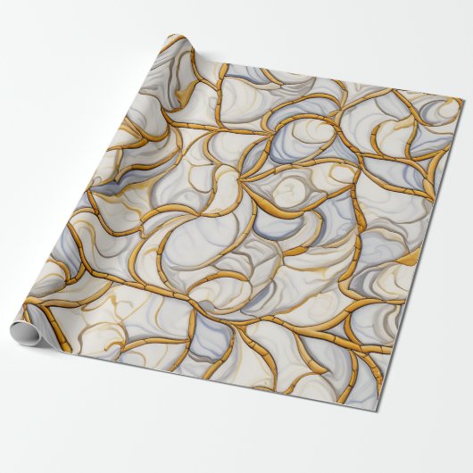 Klassischer römischer Marmor Geschenkpapier (Ungerollt)