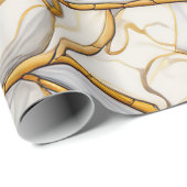 Klassischer römischer Marmor Geschenkpapier (Rolleneckpunkt)