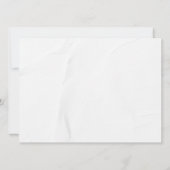 Klassischer Rosa-Bug eleganter Foto Abschluss Einladung (Rückseite)