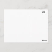 Klassischer rosa Flamingo Postkarte (Rückseite)