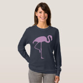 Klassischer rosa Flamingo T-Shirt (Vorne ganz)